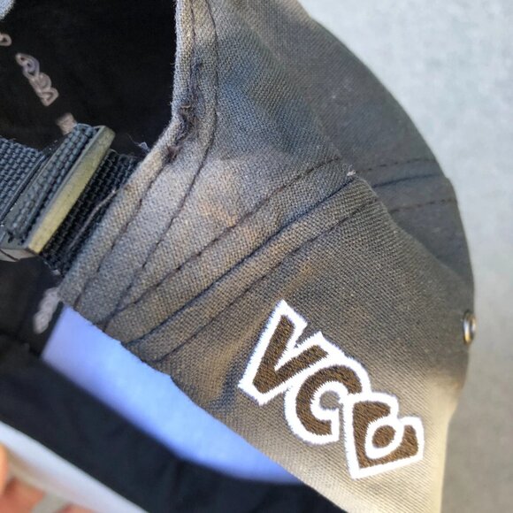 VC ULTIMATE Premier Ultimate League 5 Panel Hat Men's Strapback Grey Frisbee - Picture 2 of 8